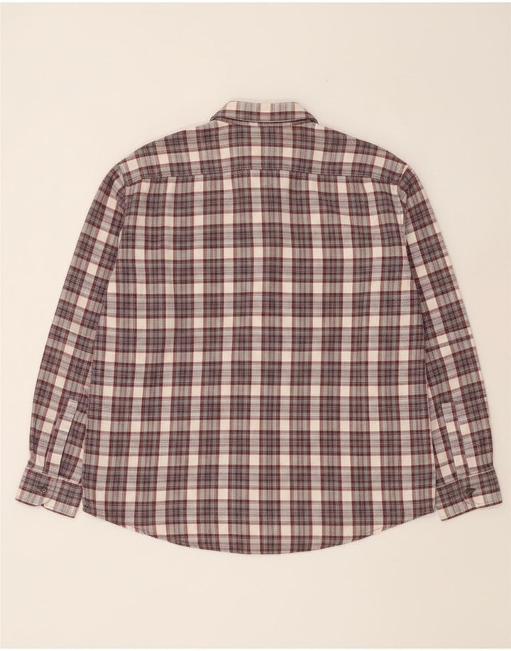 European Project muška flanelska košulja XL sivi karirani pamuk