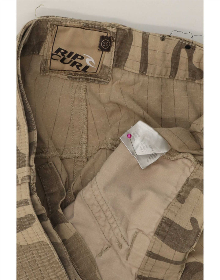 Rip Curl muške kargo kratke hlače W36 velike bež maskirne pamučne boje