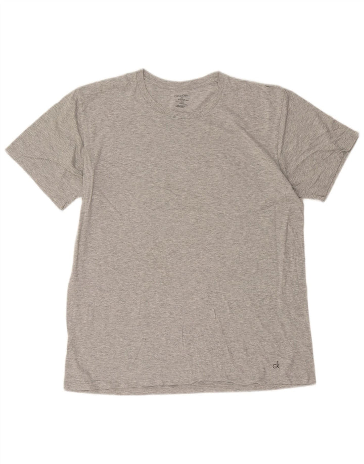 Calvin Klein muška majica kratkih rukava Large Grey Flected