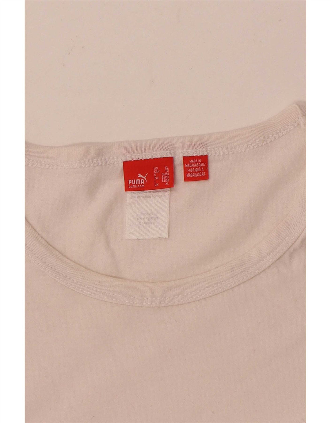 Puma muška majica XL bijeli pamuk