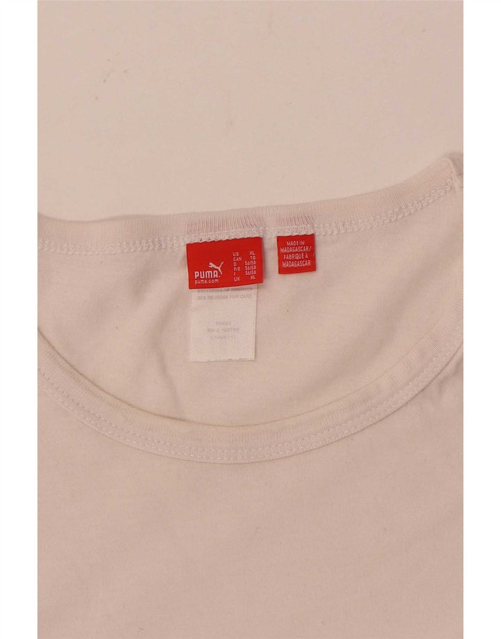 Puma muška majica XL bijeli pamuk