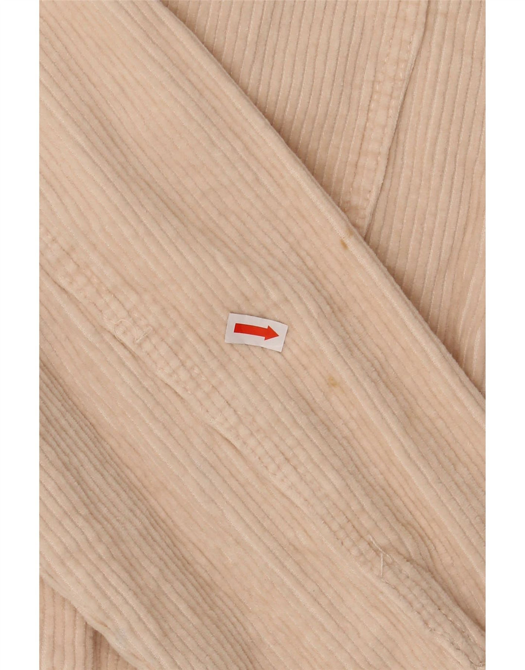 ZARA ženska prevelika košulja od samta UK 14, srednje bijel pamuk