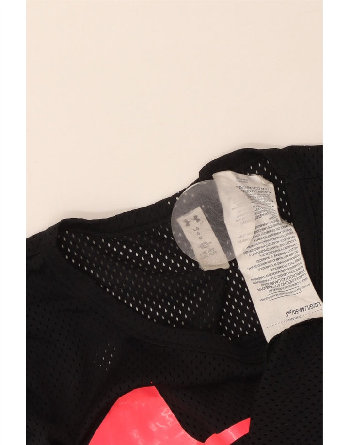 Under Armour ženska majica kratkih rukava s grafičkim motivima UK 16 veliki crni poliester