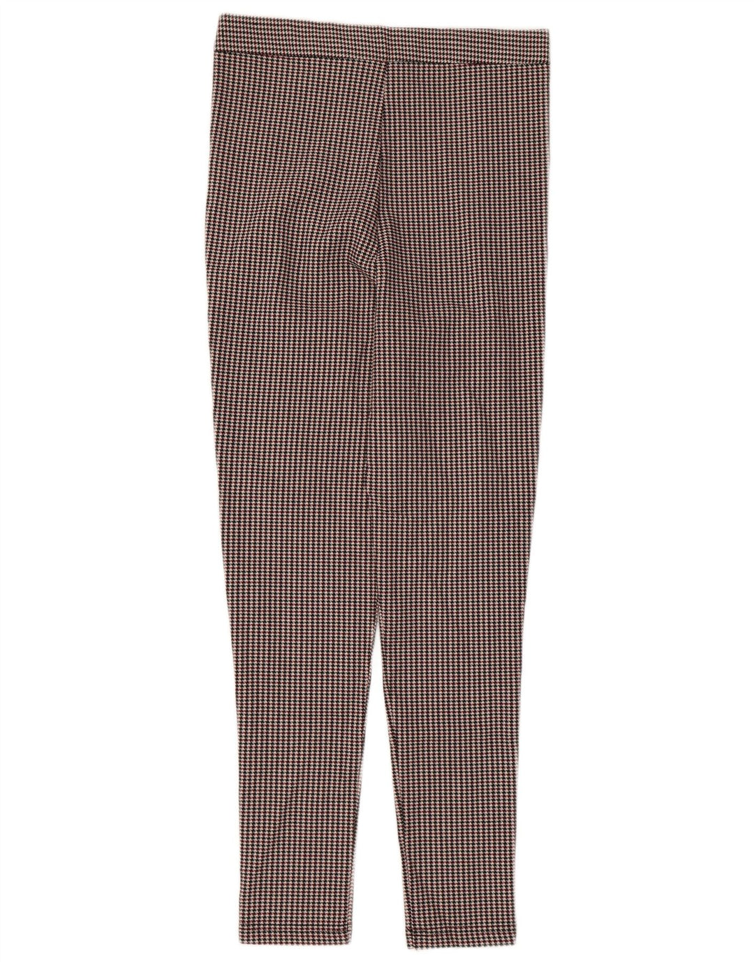 ZARA ženske hlače uskog odijela, srednje veličine W28 L27, višebojna houndstooth