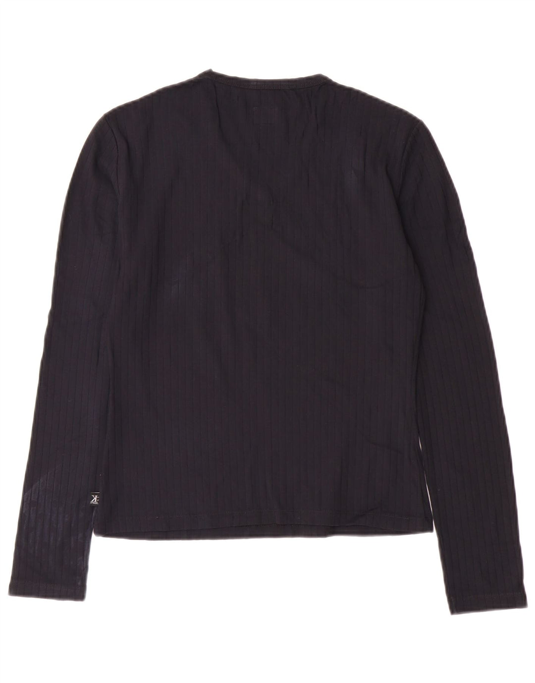 CALVIN KLEIN JEANS Ženska majica dugih rukava UK 12 Medium tamnoplavi poliamid