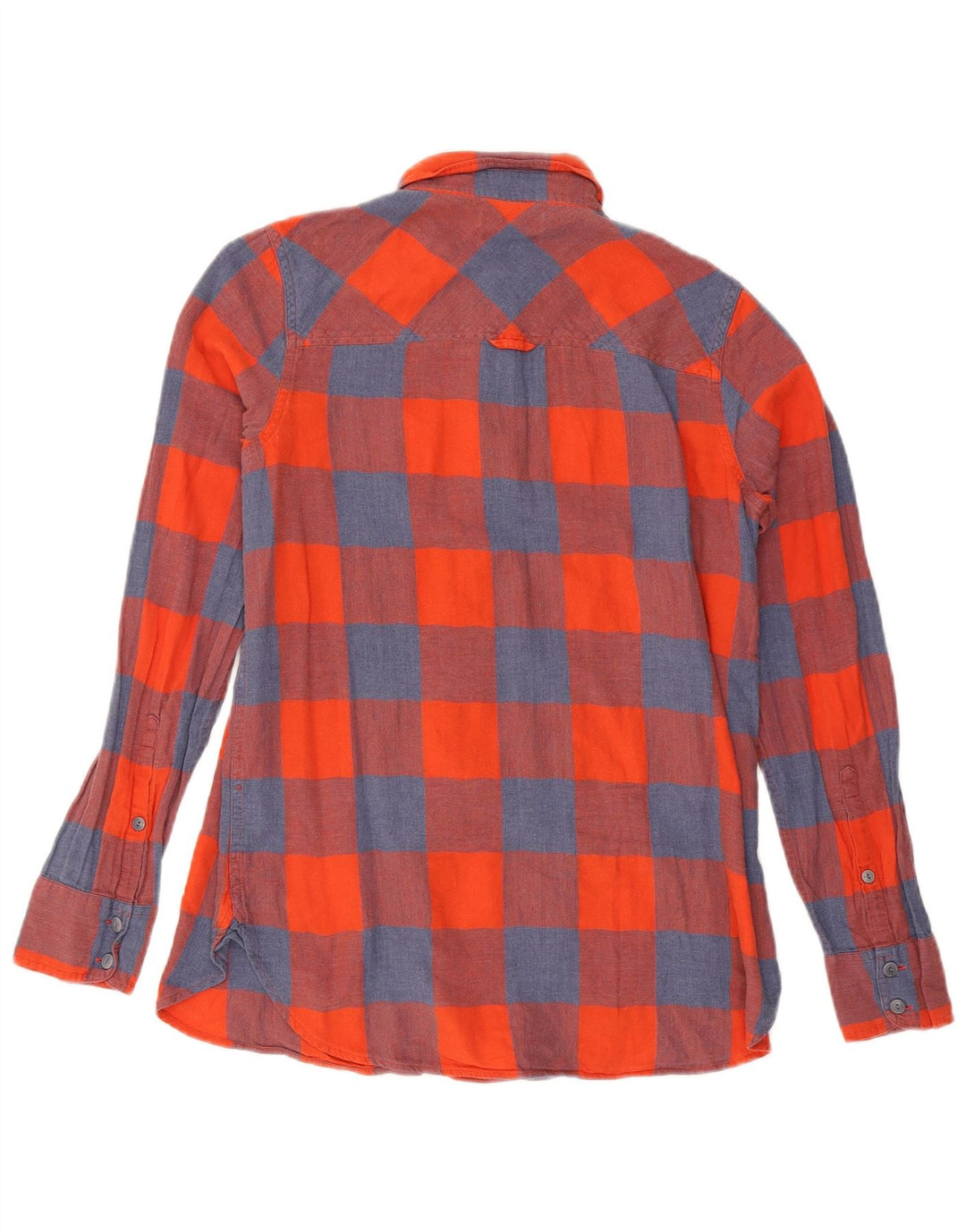 J. Crew Ženska flanelska košulja US 4 mali crveni karirani pamuk