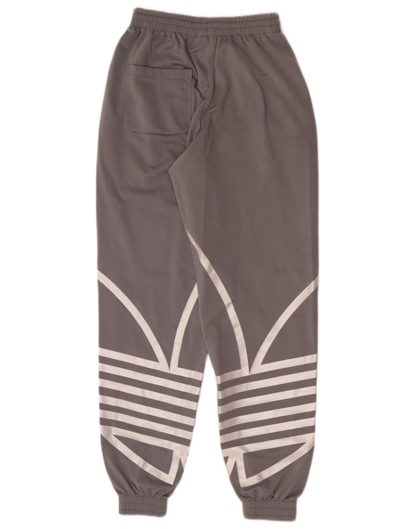 Adidas Ženske grafičke trenirke Hlače Joggers UK 4 XS Sivi Sport