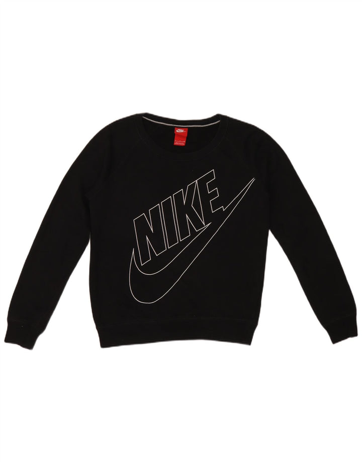 Nike ženska prekomjerna majica s motivom UK 10 mala crna