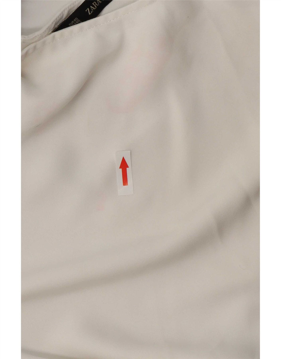 Zara ženska prevelika bluza UK 6 XS Bijela boja