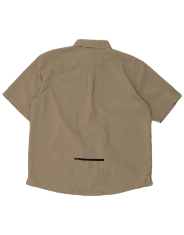 ADIDAS muška košulja kratkih rukava UK 46/48 XL bež poliester