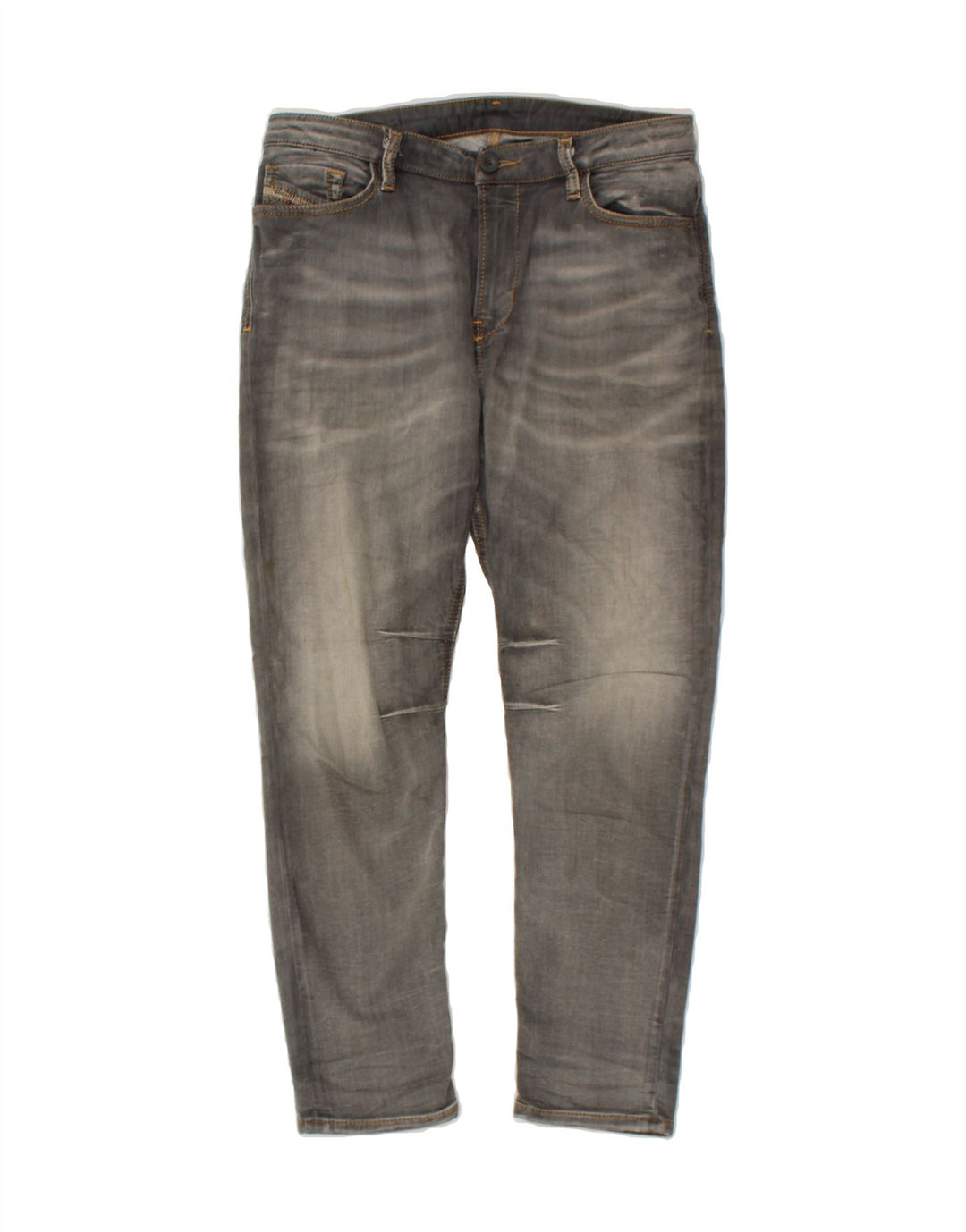 DIESEL Womens Cropped Jeans W27 L24 Grey Cotton Vintage Diesel and Second-Hand Diesel from Messina Hembry 