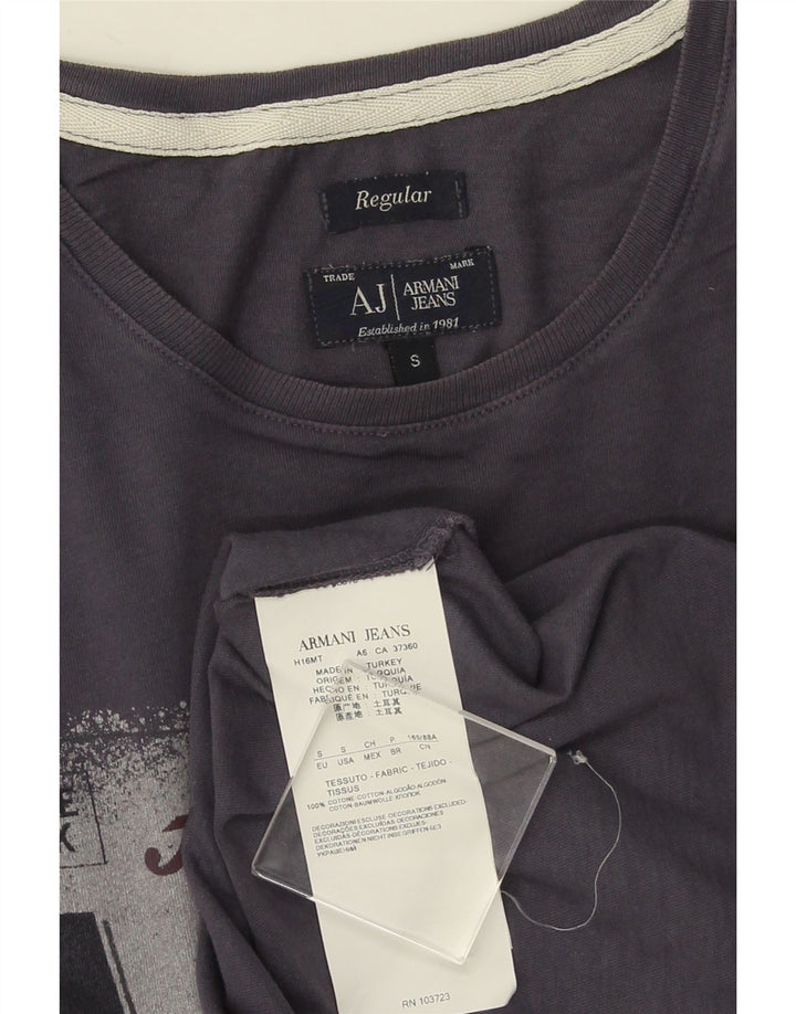 ARMANI JEANS Muška majica kratkih rukava Regular Graphic Mala tamnoplava pamuk