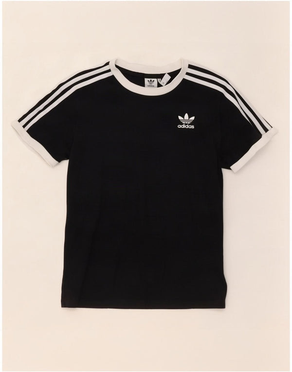 Adidas ženska majica kratkih rukava UK 8 Mala crna pamuk