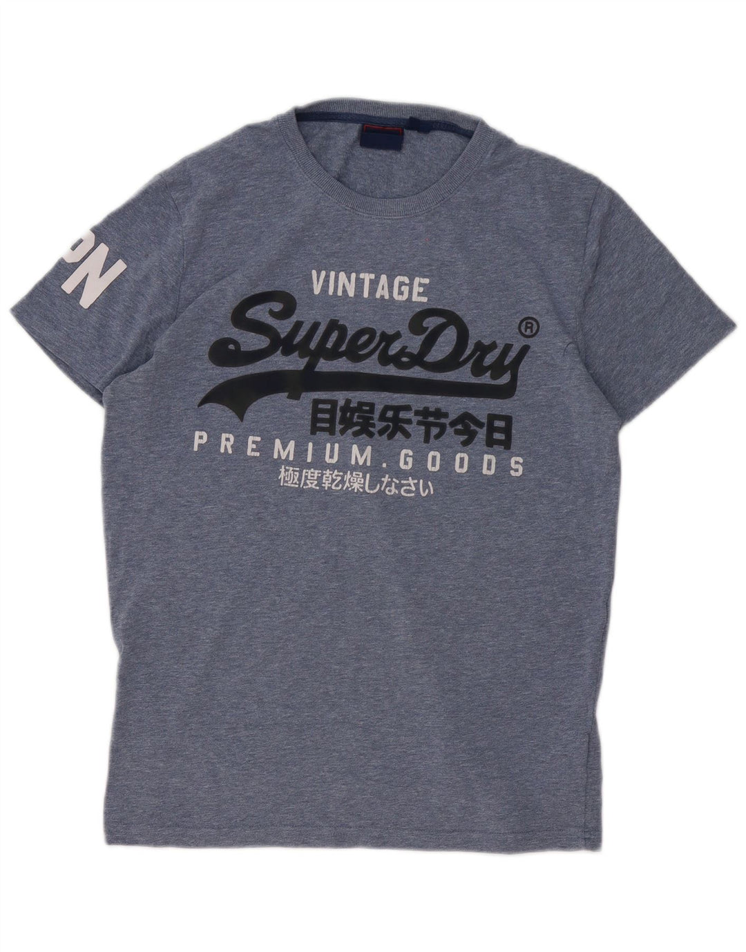 Superdry muška majica s grafičkim motivima, veliki plavi pamuk