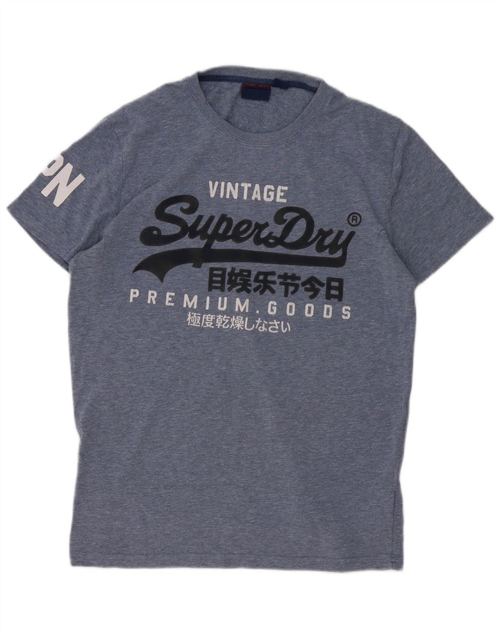 Superdry muška majica s grafičkim motivima, veliki plavi pamuk