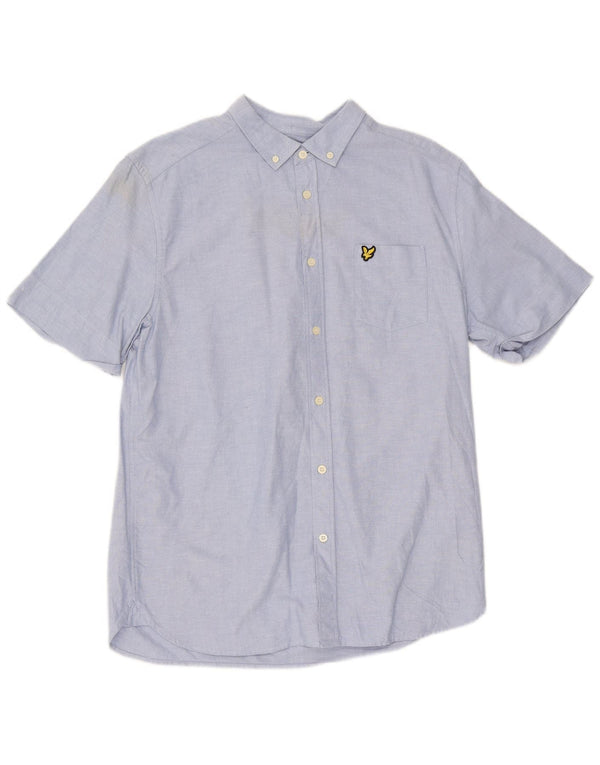 Lyle & Scott muška majica kratkih rukava Velika plava pamučna majica