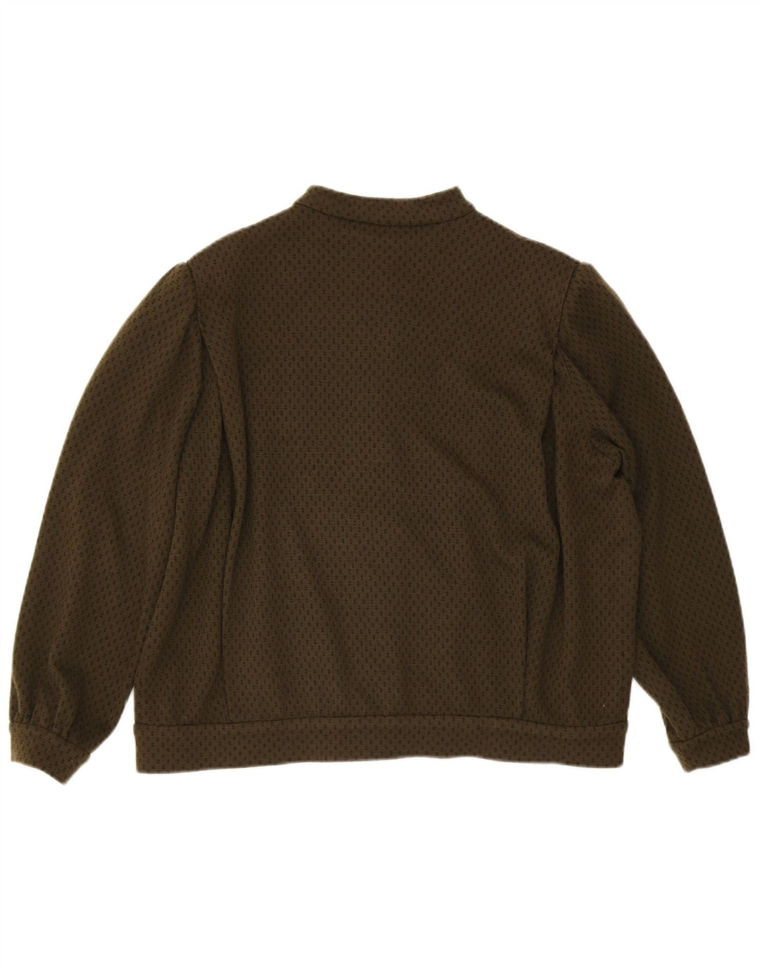 Vintage ženska bomber jakna UK 20 2XL kaki točkasta