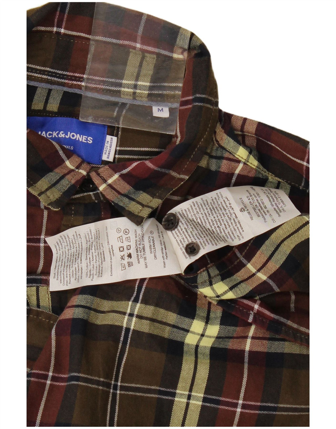 Jack & Jones muška flanelska košulja srednje zelene karirane boje