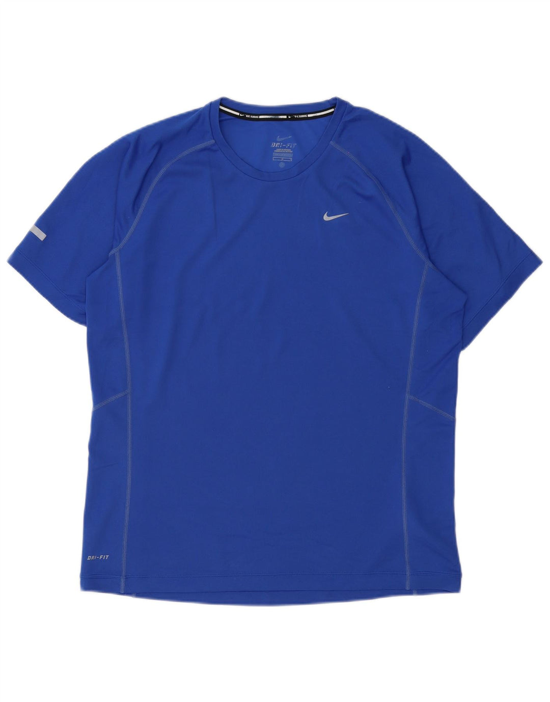 Nike Dri Fit majica kratkih rukava, veliki plavi poliester