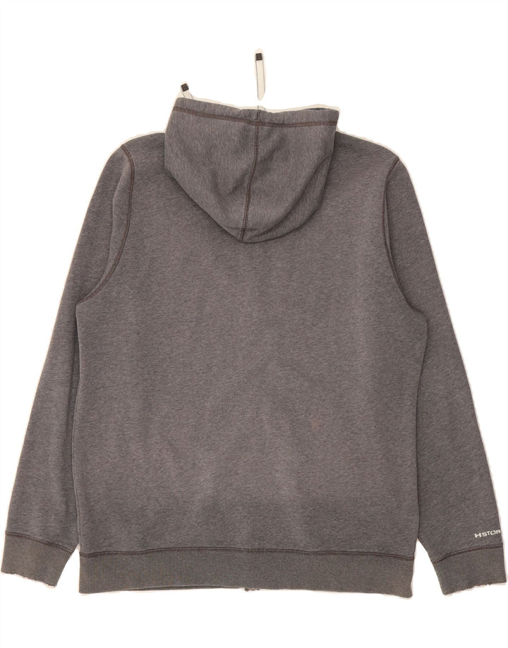 UNDER ARMOUR Mens Zip Hoodie Sweater Large Grey Vintage Under Armour and Second-Hand Under Armour from Messina Hembry 