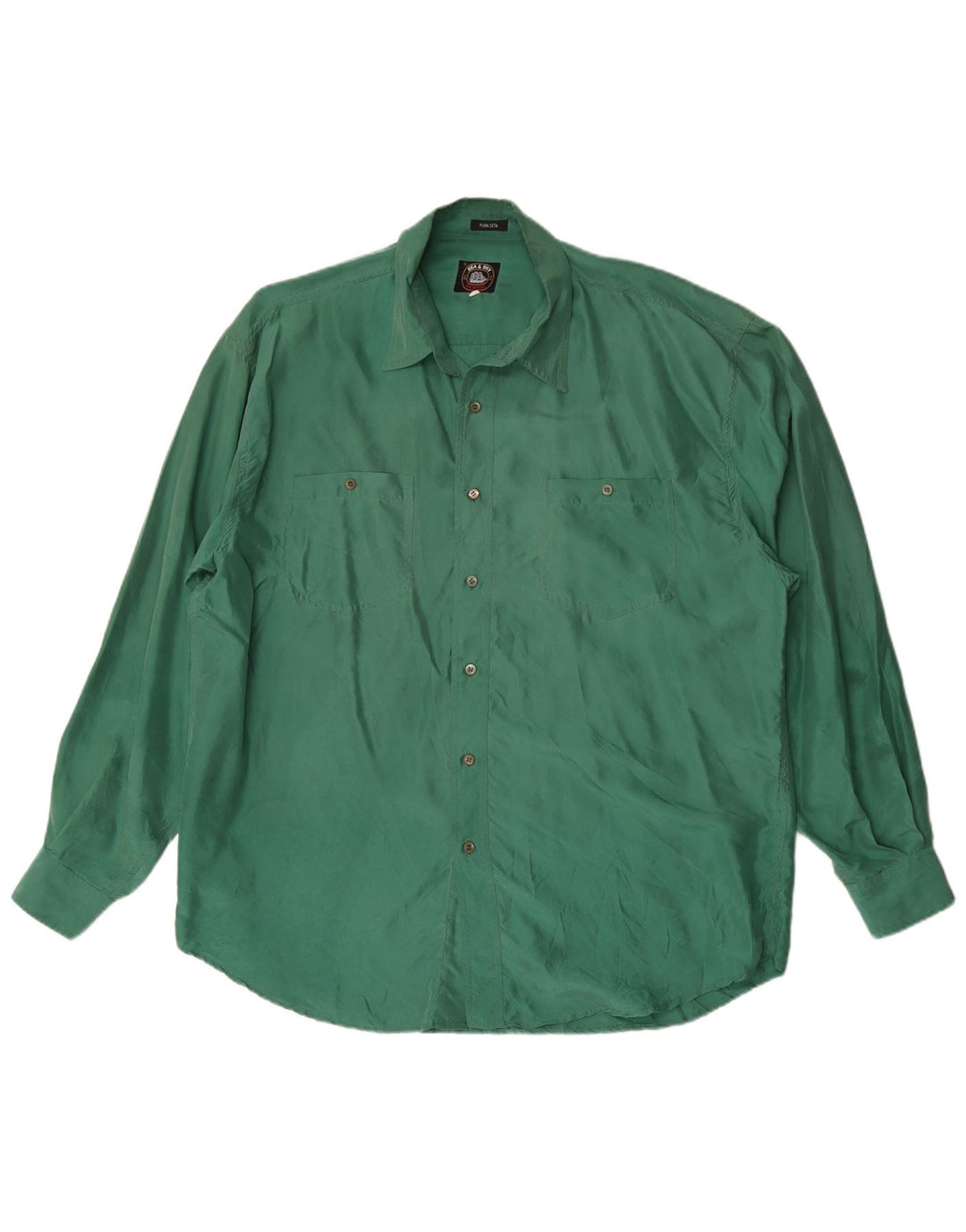 Sea & Sky muška košulja 2XL zelena svila