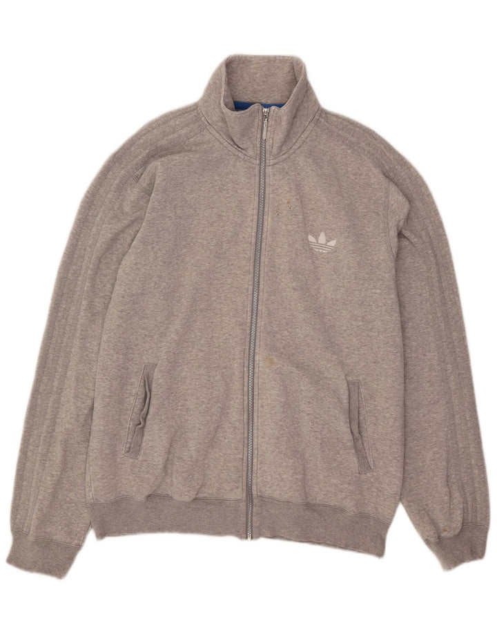 Adidas muška trenirka gornja jakna XL sivi flekasti pamuk