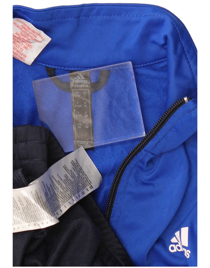 Gornja jakna od trenirke ADIDAS za dječake 13-14 godina tamnoplave boje