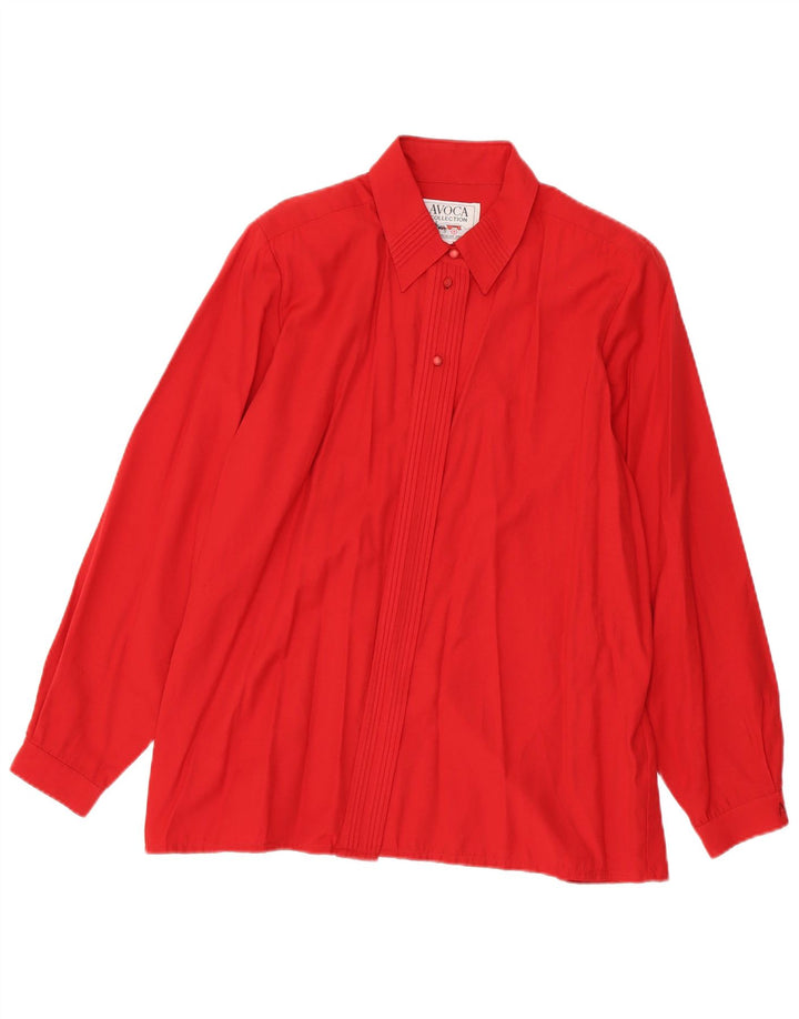 Avoca ženska košulja bluza EU 44 XL crvena viskoza