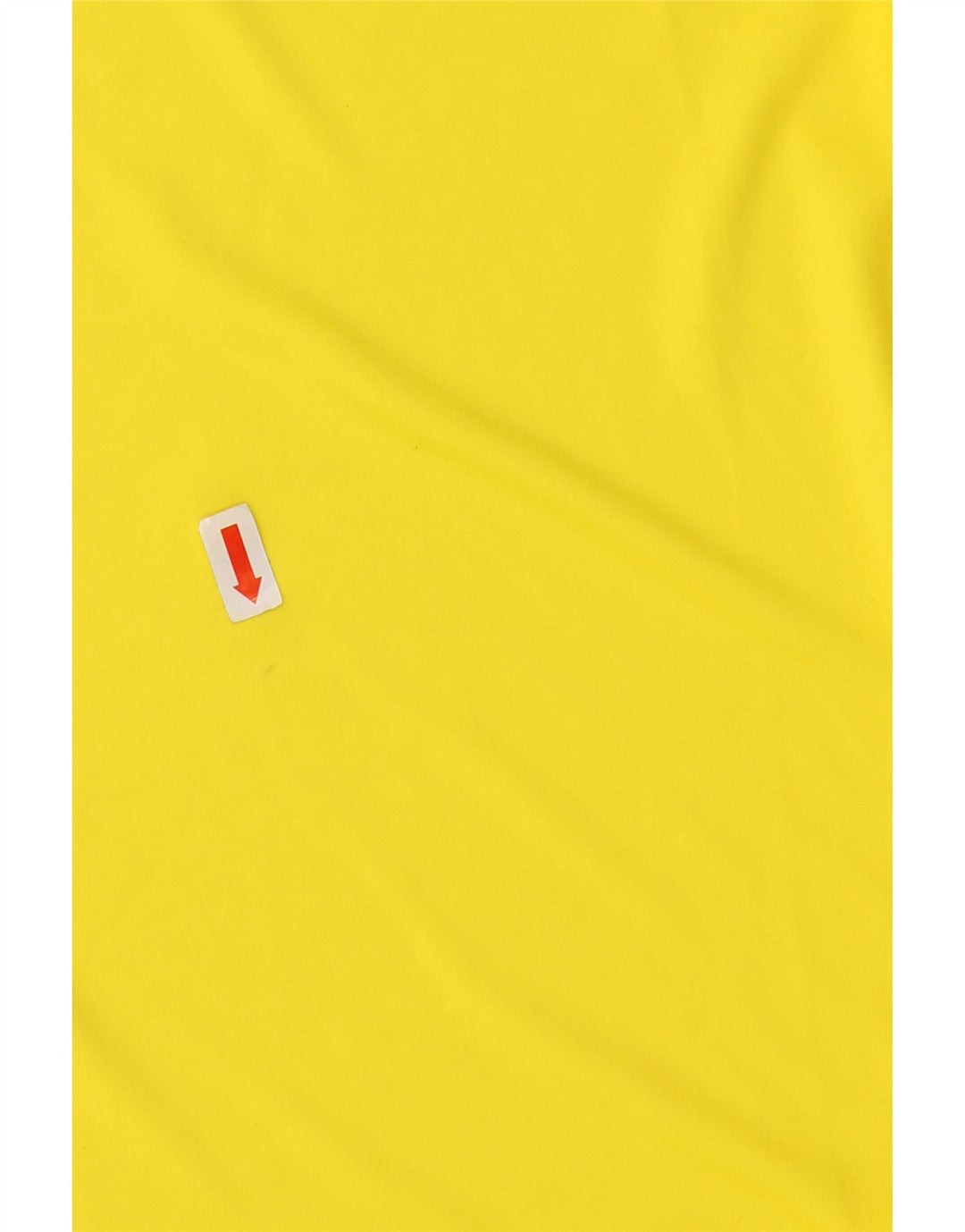 ASICS Womens Motion Dry T-Shirt Top UK 10 Small Yellow Spotted Polyester