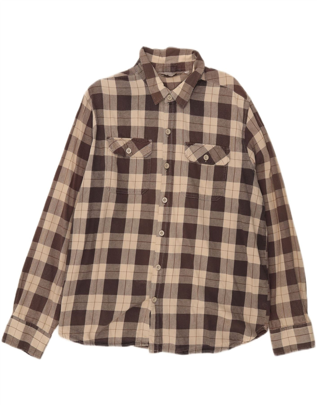 Mountain Warehouse muška košulja od flanela 2XL, pamuk smeđe karirane boje