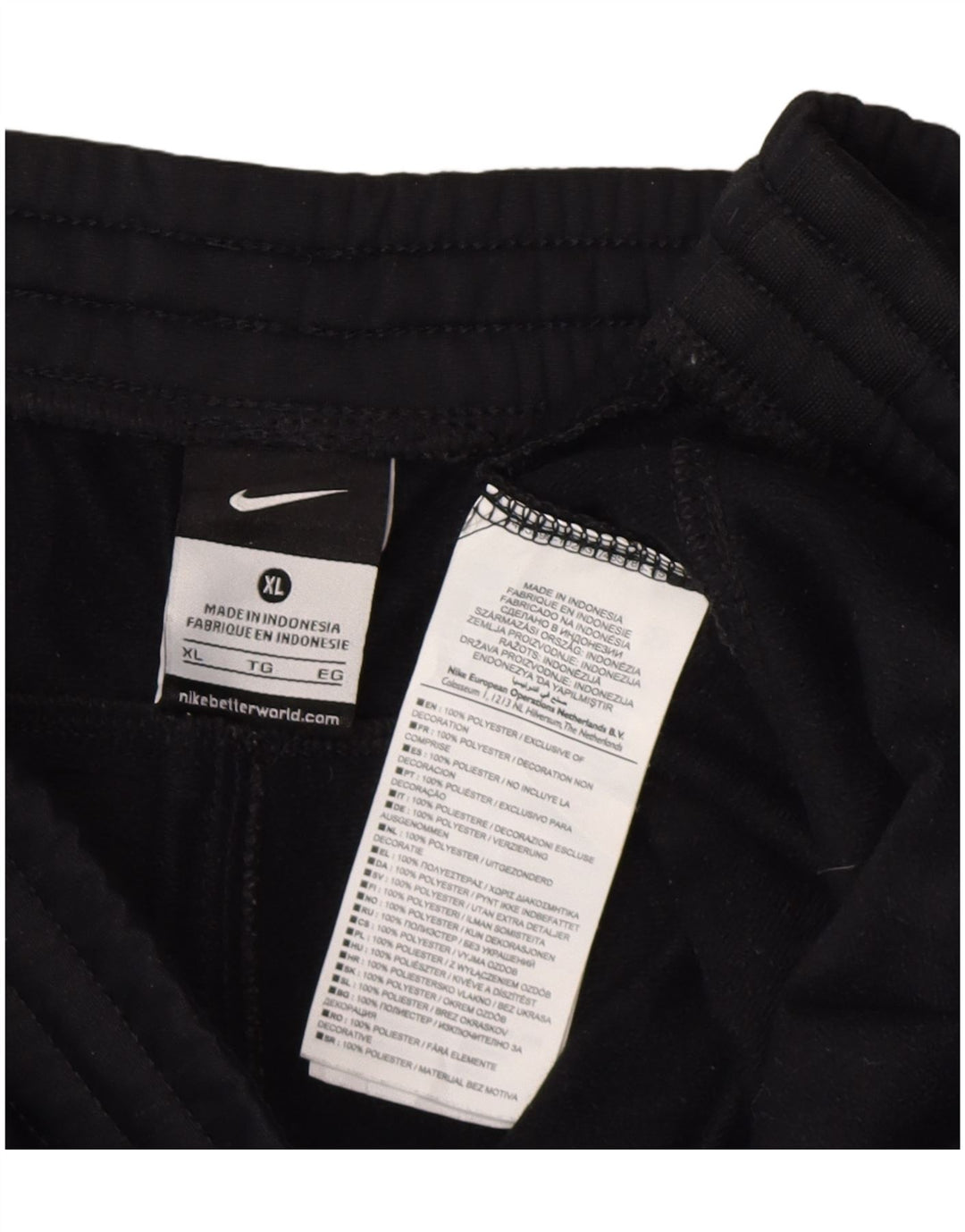 Nike muške hlače za trenirku XL, crni poliester