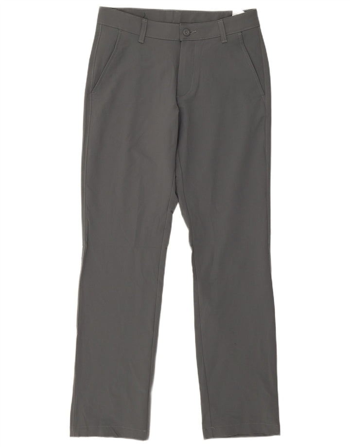 Under Armour muške uske chino hlače W30 L32 sivi poliester