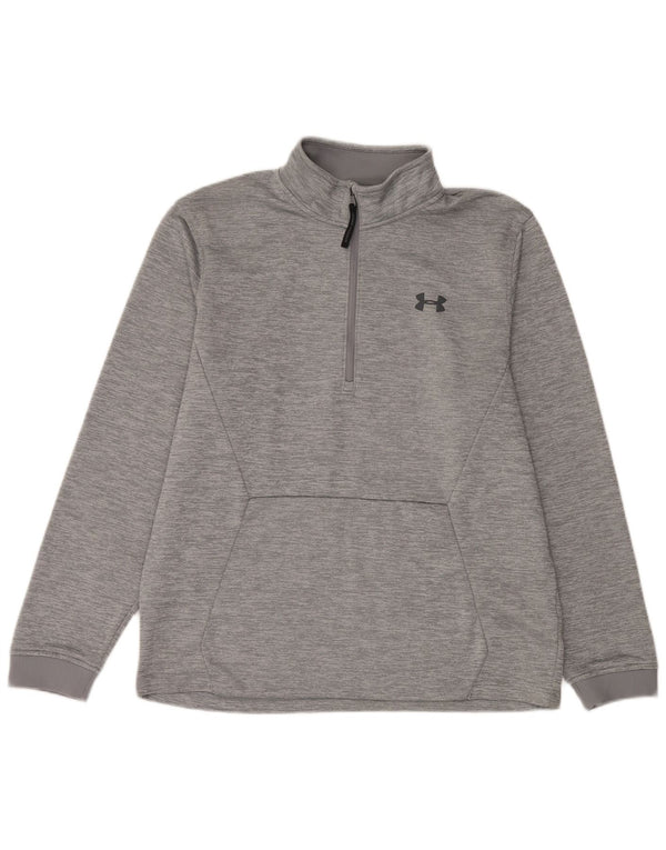 Under Armour muški džemper s kratkim izrezom i velikim sivim pjegama