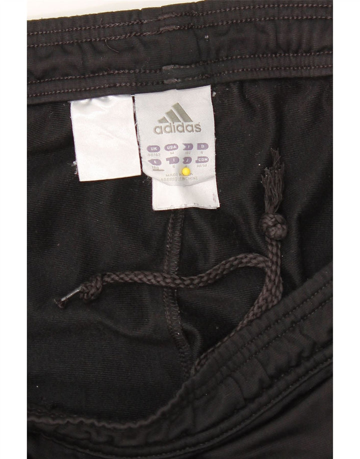 ADIDAS Mens Tracksuit Trousers UK 40/42 Medium  Black Polyester Vintage Adidas and Second-Hand Adidas from Messina Hembry 