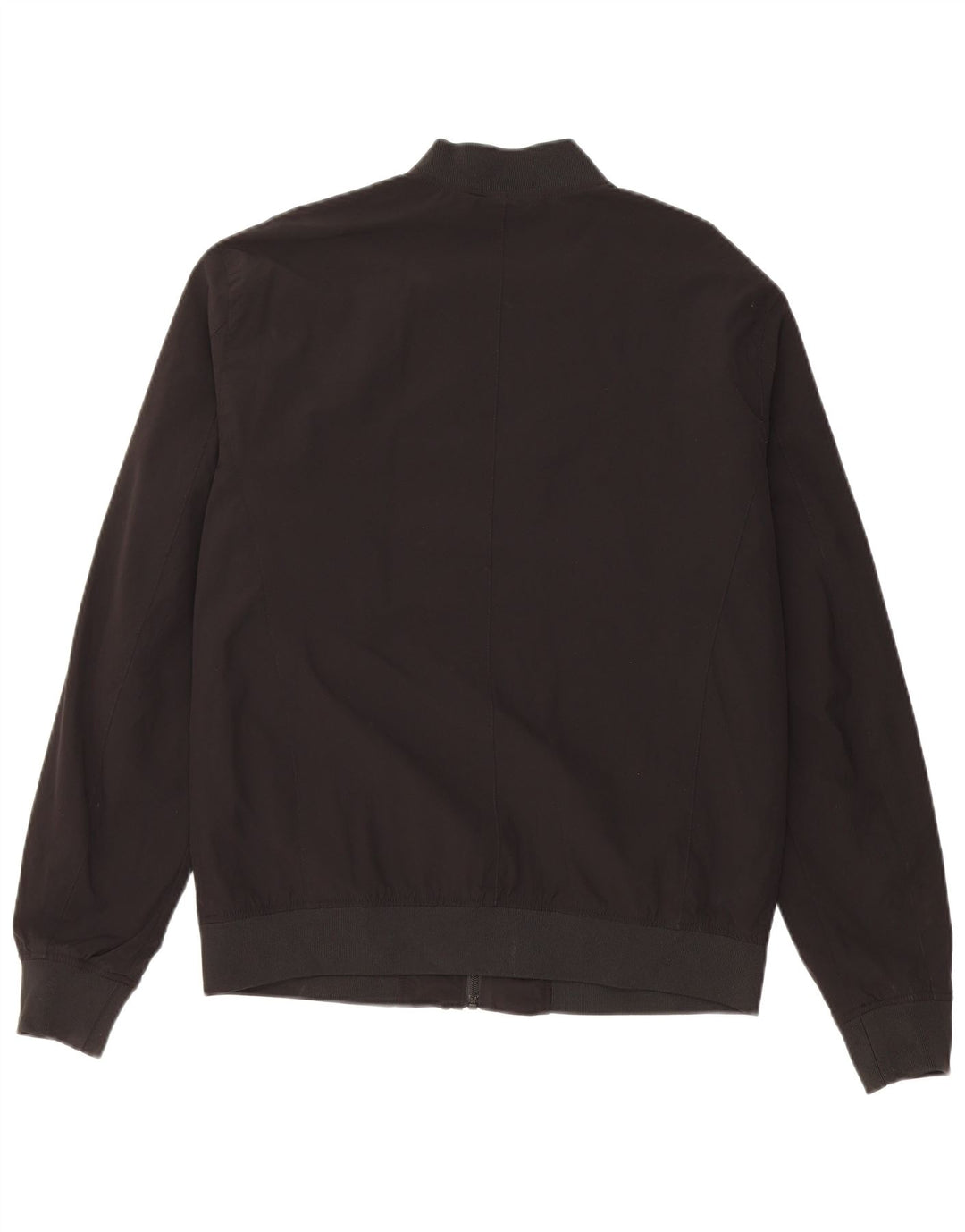 ZARA muška bomber jakna UK 40 veliki crni najlon