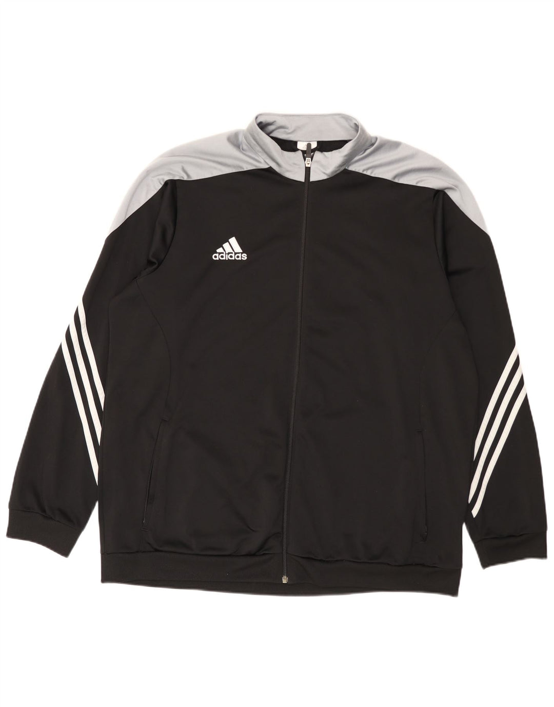 Adidas muška trenirka gornja jakna 2XL crni poliester u boji