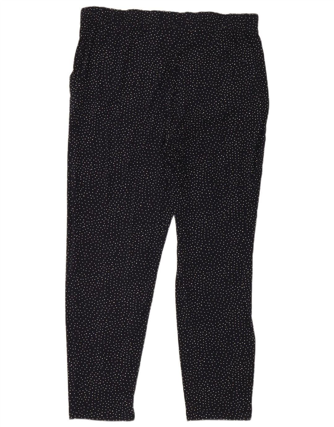 Marks & Spencer ženske tajice UK 18 XL mornarsko plave točkaste viskoze