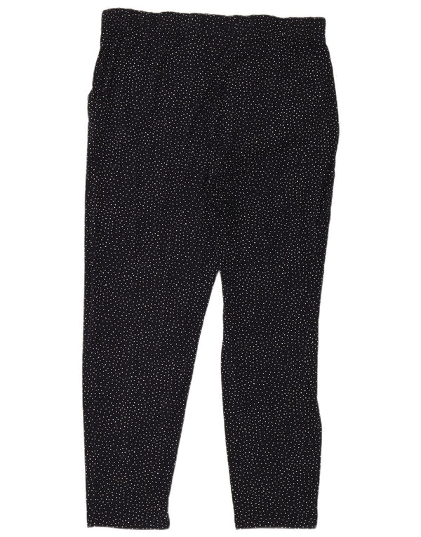 Marks & Spencer ženske tajice UK 18 XL mornarsko plave točkaste viskoze