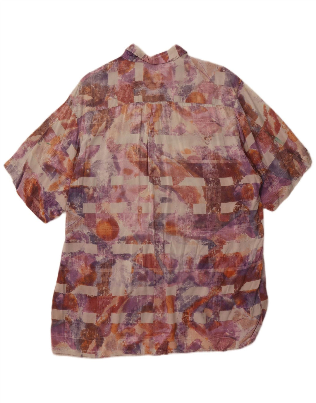 EQUIPE Velika muška košulja kratkih rukava s apstraktnim uzorkom, višebojna