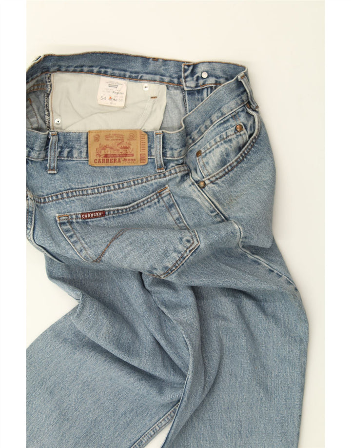 CARRERA Mens 700 Straight Jeans W38 L25 Plavi pamuk