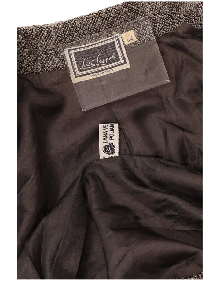 LUISA SPAGNOLI Ženska jakna sa 1 dugmetom IT 44 srednje siva vuna