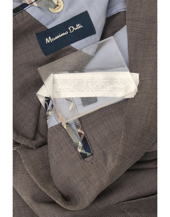 MASSIMO DUTTI Muški sako sa 2 gumba UK 38 srednje sivi pamuk