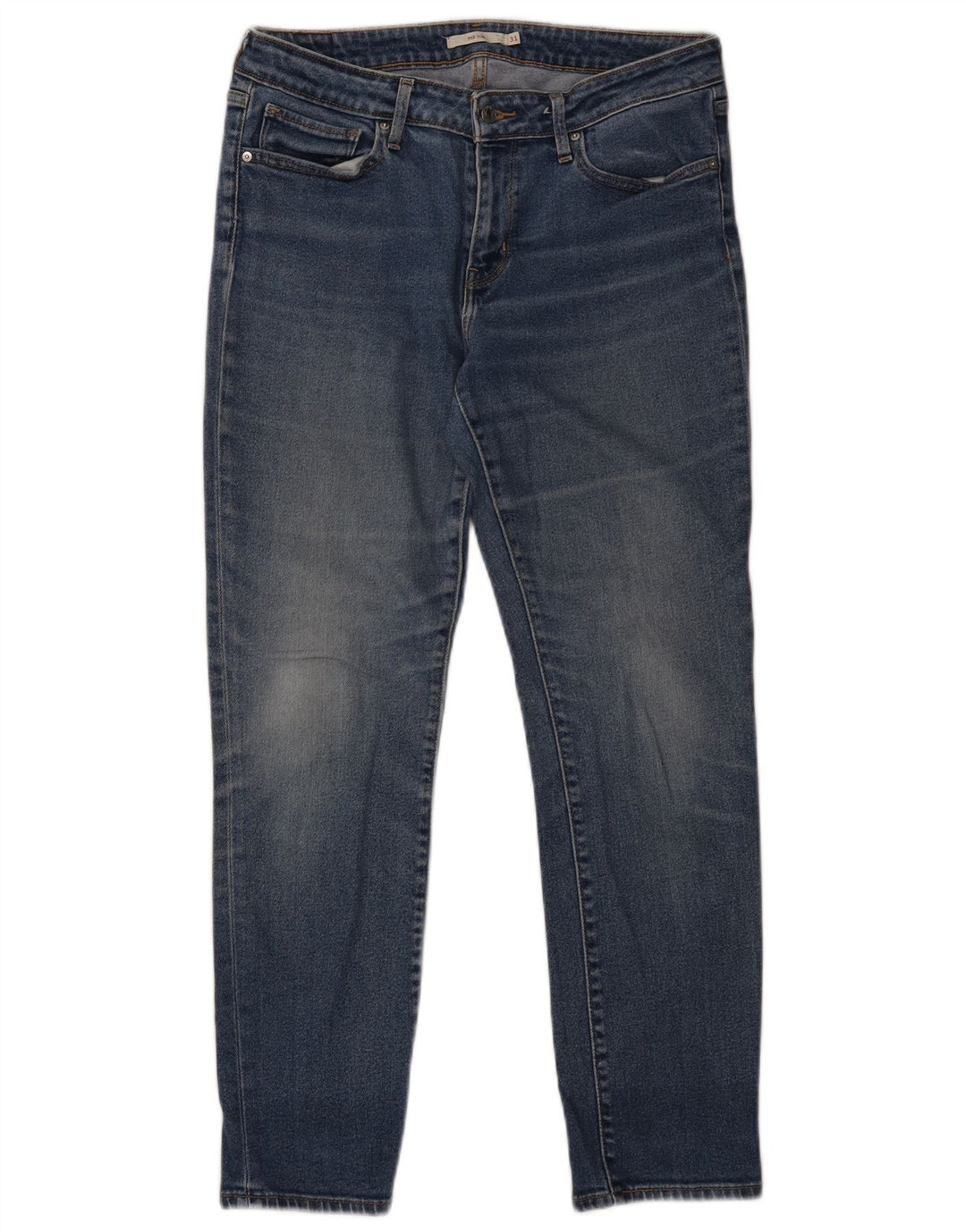 LEVI'S Ženske 712 uske traperice W31 L28 Plavi pamuk