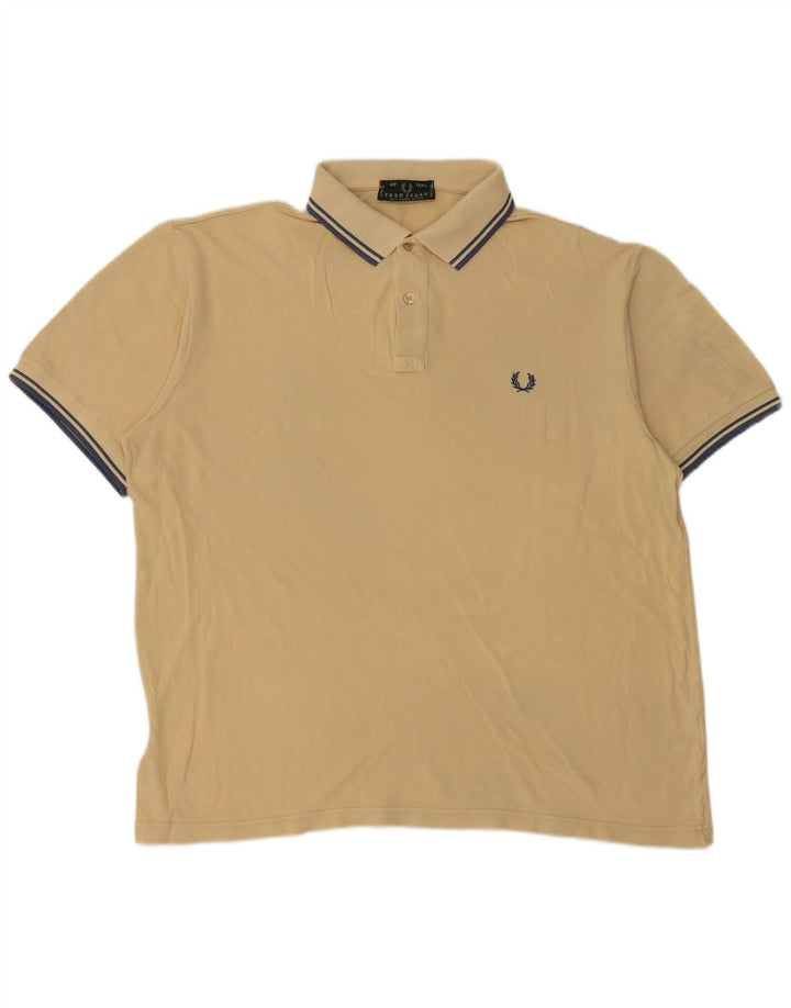 Fred Perry muška polo majica XL žuti pamuk