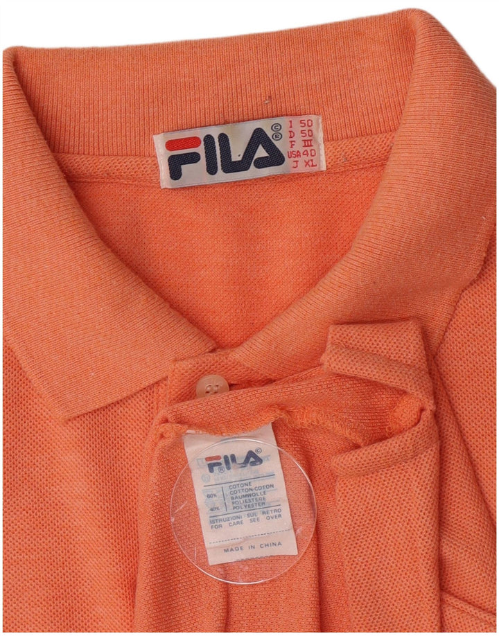 Fila muška polo majica IT 50 srednje narančasta pamuk