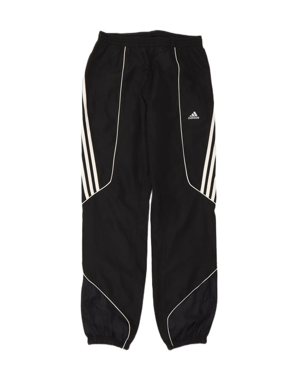 ADIDAS Boys Climalite Trenirka Hlače Joggers 13-14 Years Black