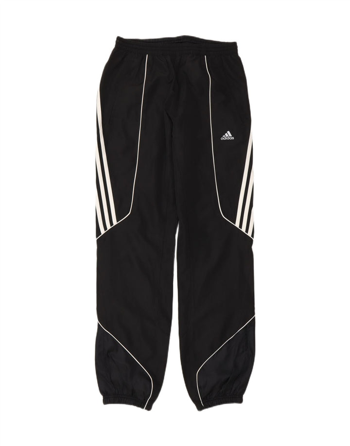 ADIDAS Boys Climalite Trenirka Hlače Joggers 13-14 Years Black