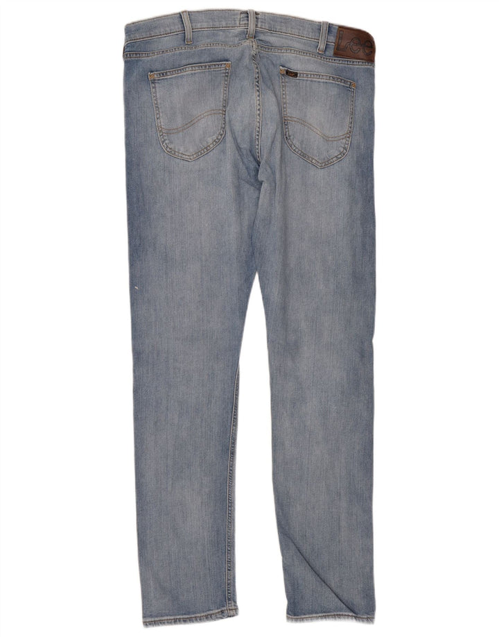 Lee Mens Luke Slim Jeans W36 L32 Plavi pamuk