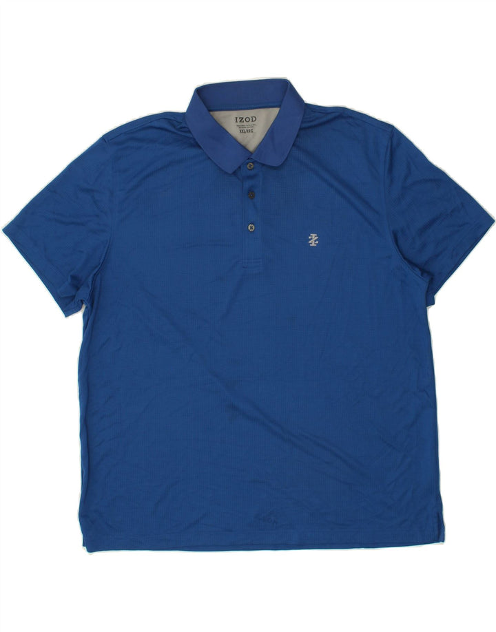 IZOD Mens Polo Shirt 2XL Blue Polyester Vintage Izod and Second-Hand Izod from Messina Hembry 