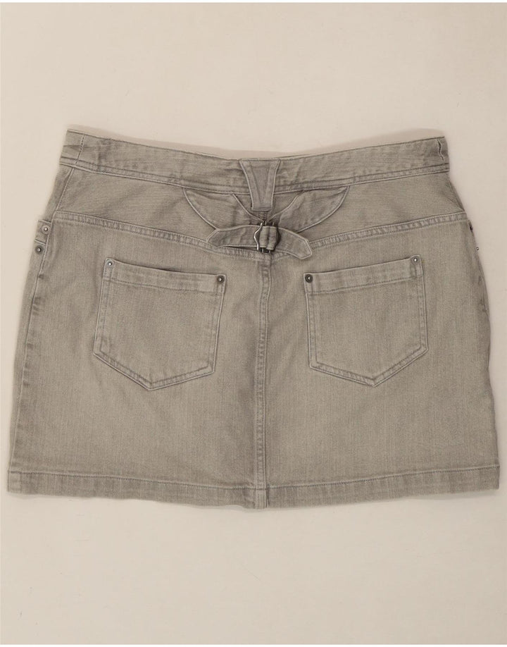 H&M Womens Denim Skirt EU 42 Large W32 Grey Cotton Vintage H&M and Second-Hand H&M from Messina Hembry 